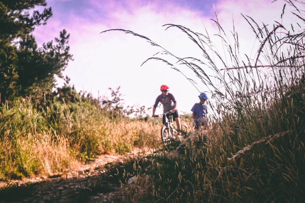 Mountainbiken is ook leuk met regen