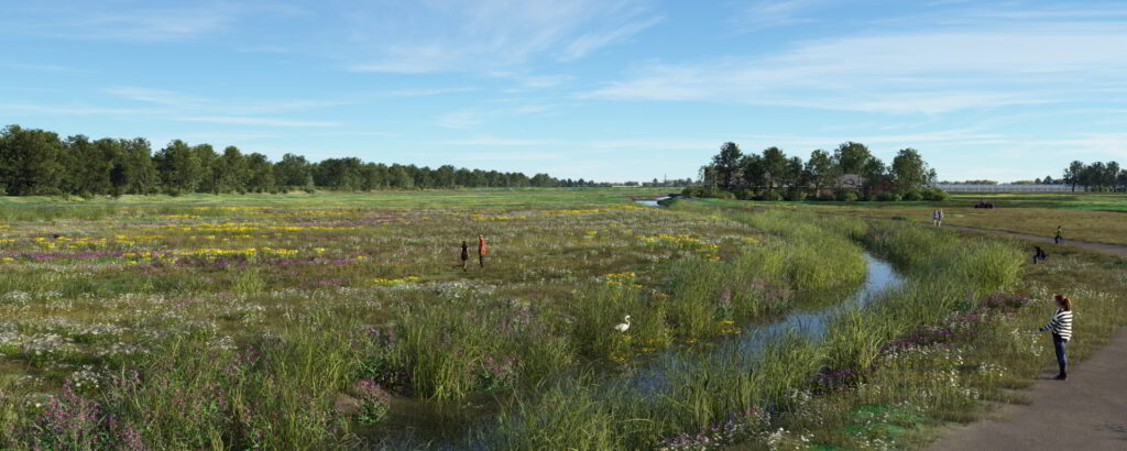 Visualisatie van de nieuwe natuur in Zuid-Holland